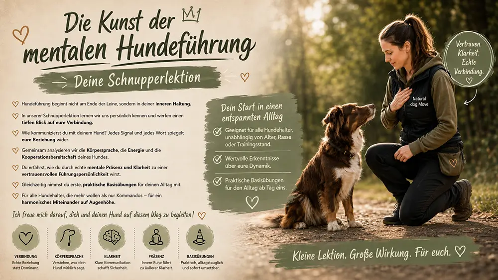 Schnupperlektion – mentale Hundeführung