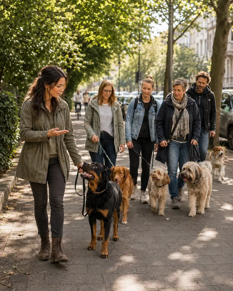 Olivia Garz im Training — Angebote von Natural Dog Move